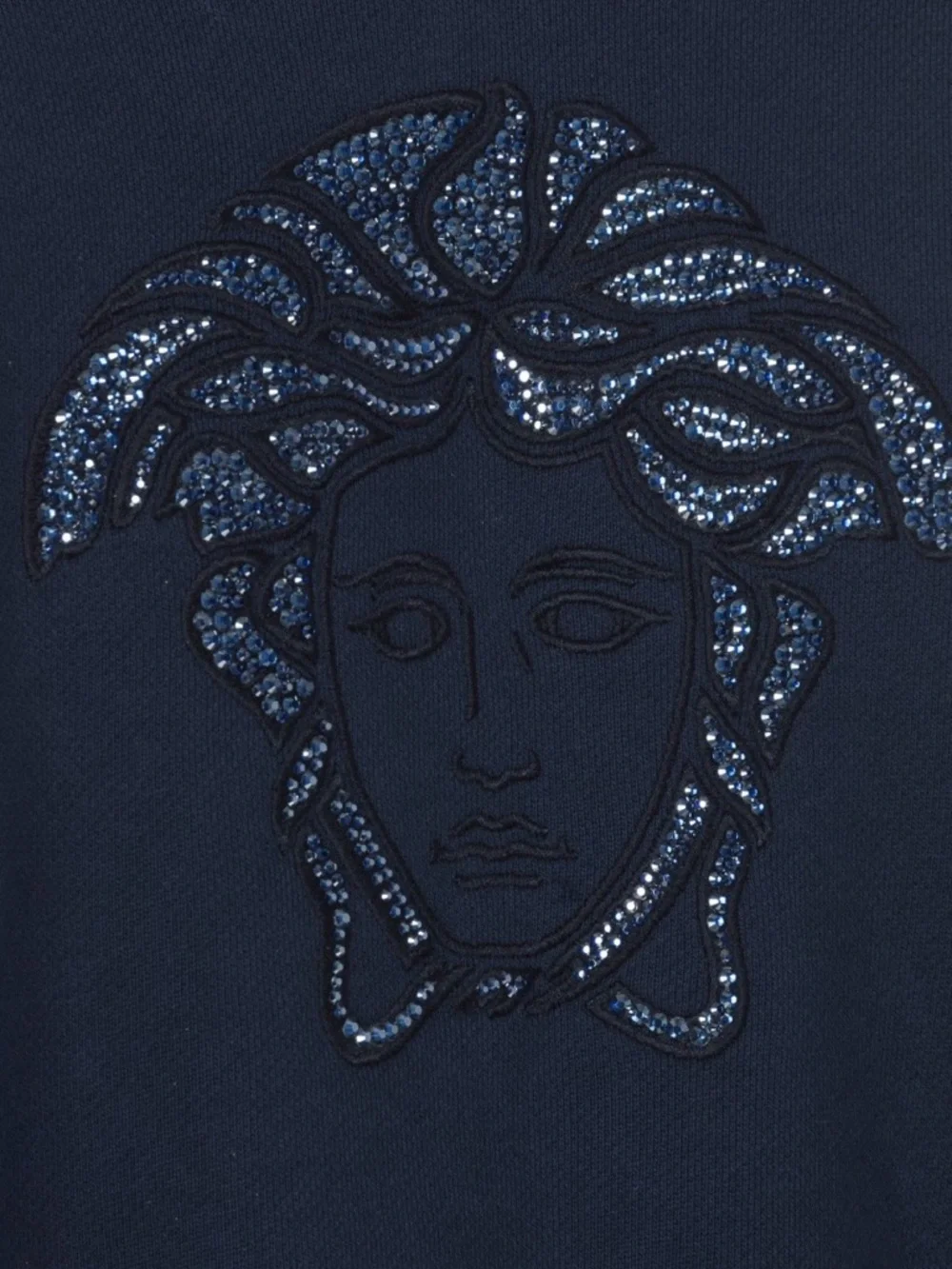 NWT! Versace Girls Navy Crystal Front Dress - 14Y - Picture 3 of 8